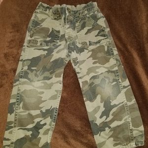 Boys 4T Camo & Tan reversible pants